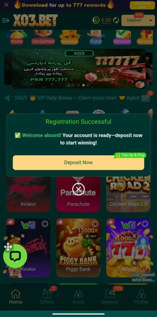 X03 bet Game