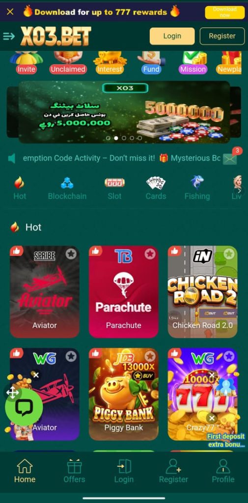 X03bet Game